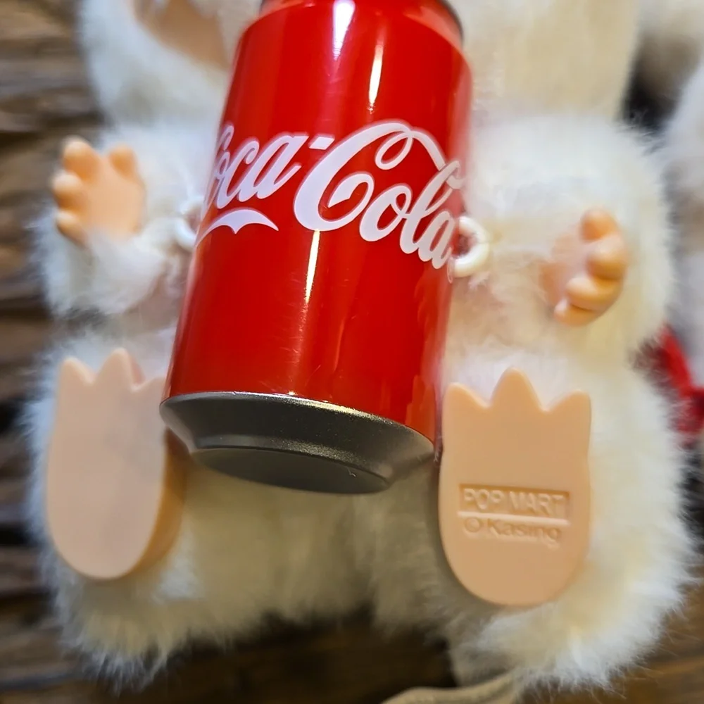 ONE (1) - POP MART Coca Cola The Monster Vinyl Face (Key Chain/Charm)